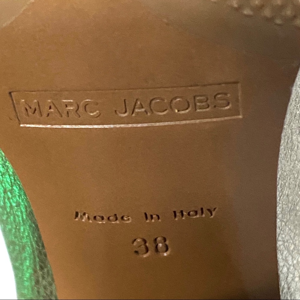 AMAZING Marc Jacobs Silver knee-hi lined boots! - Picture 6 of 8